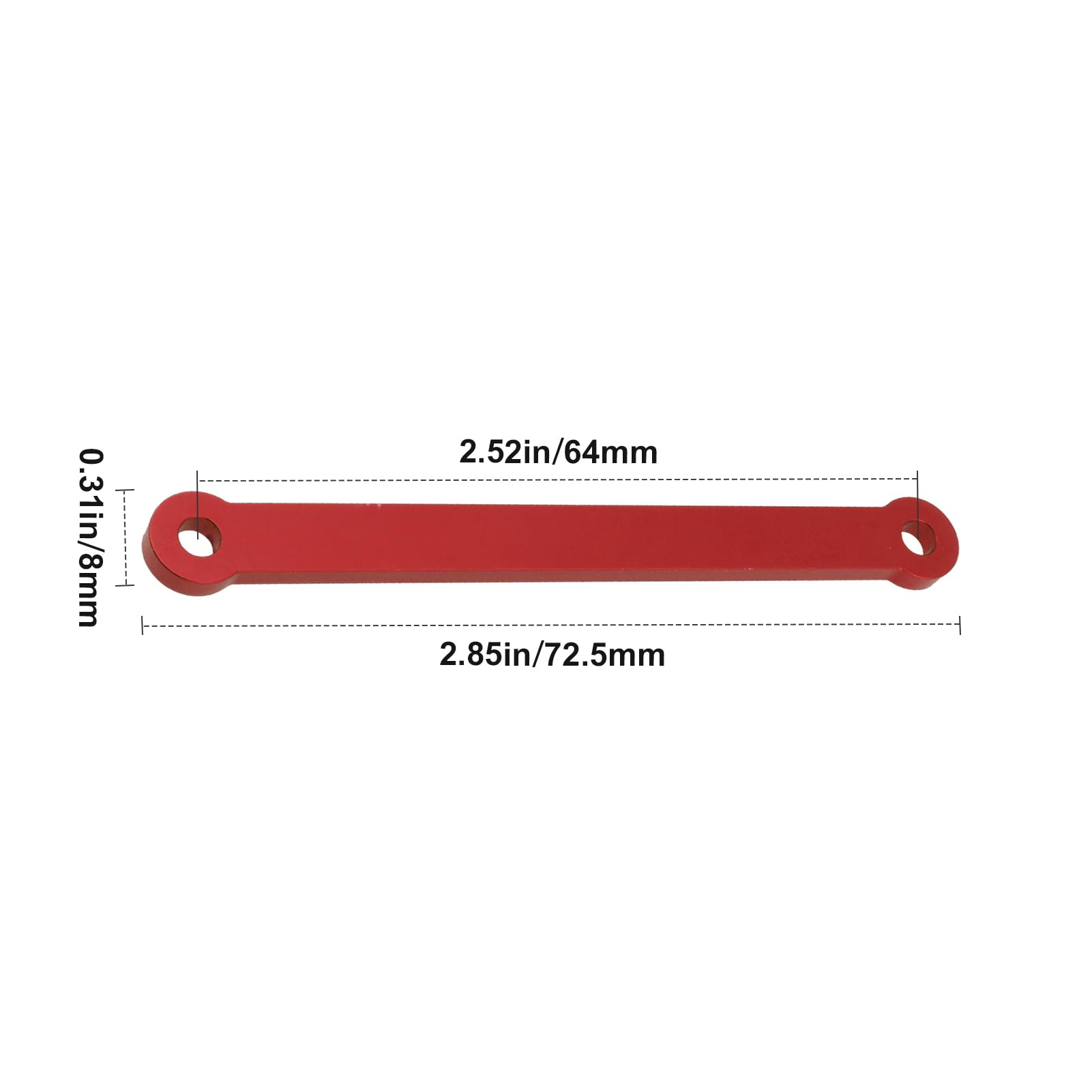 Rosso  Biella In Alluminio E Perni Di Sospensione Sostituiscono 2532 2640 Per Traxxas Rustler Vxl Slash~p142731877