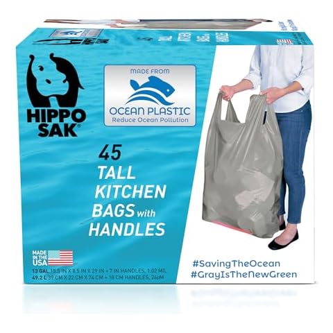 Hippo Sak Tall Kitchen Trash Bags Cover