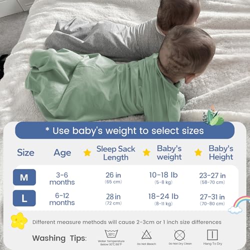 Image of ZIGJOY Baby Transitional Swaddles for Newborns: 0.5 Tog Arms Up Sleep Sack 3-6-12 Months Soft Cotton Shark Fin 2 Way Zipper
