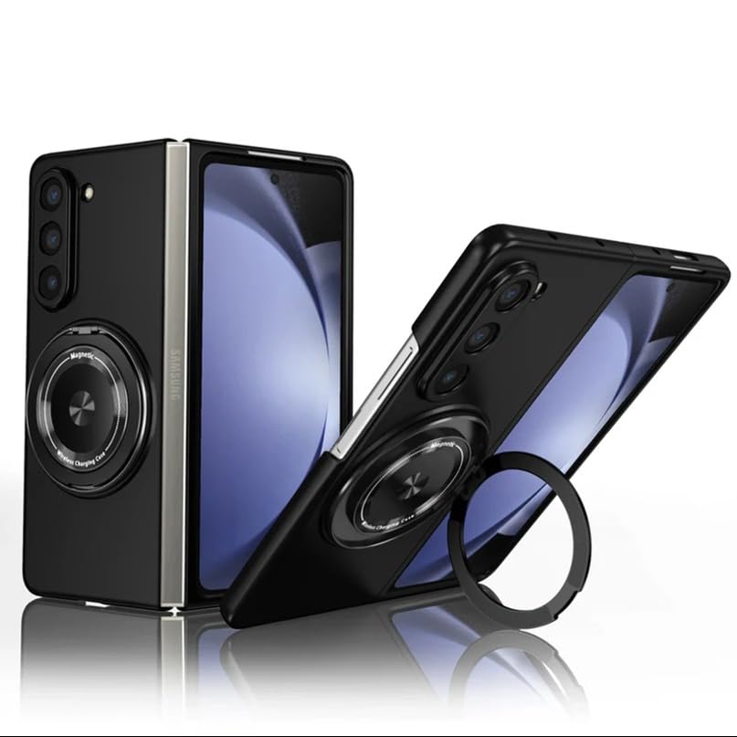 MILLION CASES® Back Cover Case for Samsung Galaxy Z Fold5 Shockproof Protective Dynamic Swivel Magnetic Kickstand Case(Black) (B0D8TL19Z6) Amazon Price History, Amazon Price Tracker