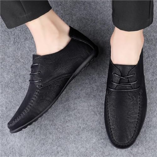 Mens Formal Slip On Monk Strap Dress Shoes Leather Round Toe Business Comfortable Wedding Non Slip Stylish Genuine Leather Classic Office3