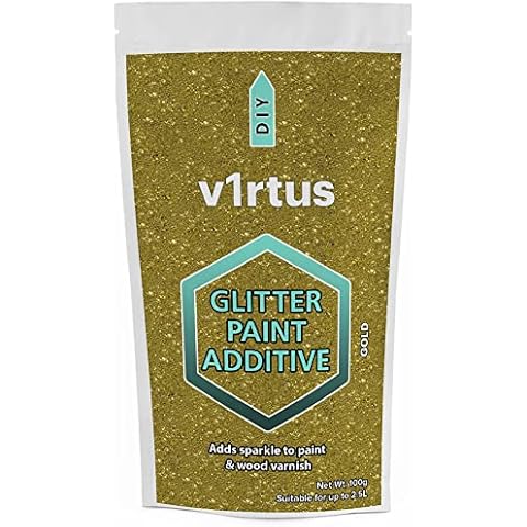 v1rtus Aditivo de Pintura de Emulsión con Brillo de Oro Cover
