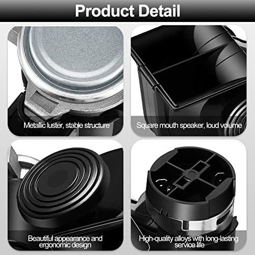 2 Pack Train Horn For Car 12V 150Db Loud Truck Horn Car Horn Electric Snail Air Horn Kit With Relay Harness For Vehicles Motorcycle Boat Ship(Black) #TOP3