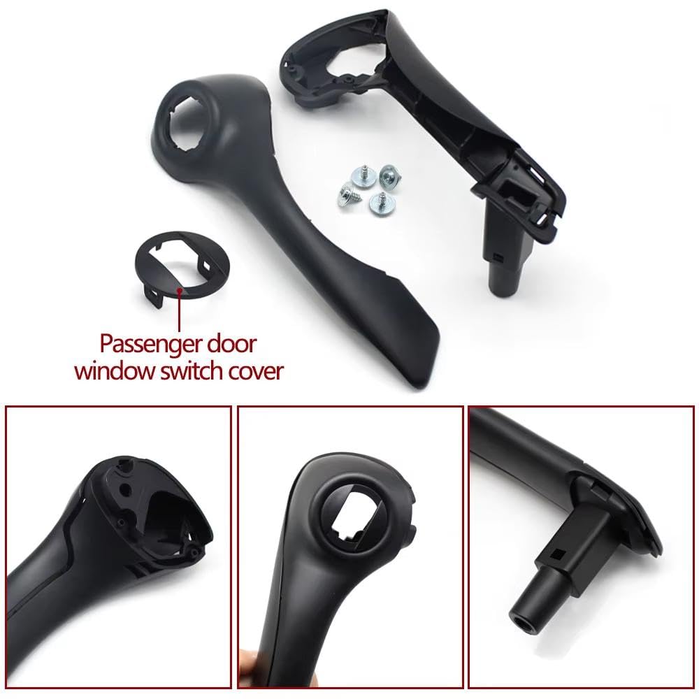 Parti Automobili Gruppo Maniglia Porta Interna Auto Per Renault Clio | Passeggero Conducente Anteriore Sinistro Destro Anno 2005-2009(RHD-Front Right)