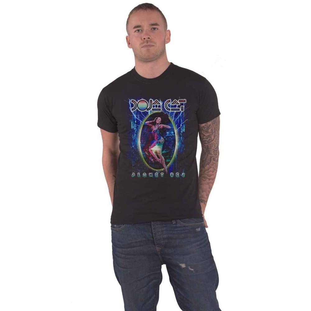 Doja Cat T Shirt Planet Her Logo Official Unisex Black Small