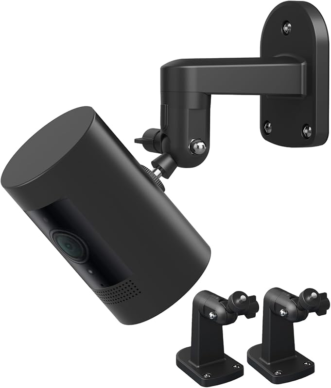 2 Pack BFYTN Wall Mount Compatible with Ring Stick Up Cam Wired/Battery and Indoor Cam HD (1st Gen) Security Camera,360 Degree Adjustable Mounting Bracket
