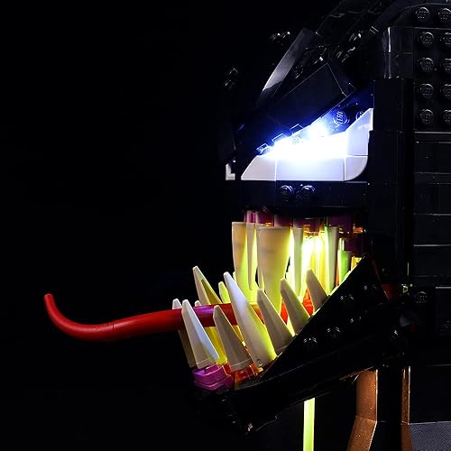 Miniatura 6 de Kit de luz LED para Lego 76187 Spider-ManVenom, iluminación para Lego 76187 Bloques de Construcción Modelo (solo luz incluida)