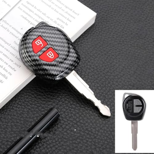 Étui pour clé télécommande en carbone contre l'usure des boutons Suzuki