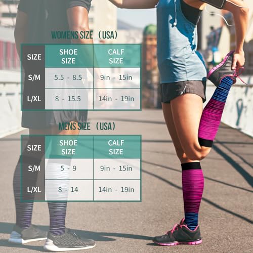 Image of Laite Hebe 3 Pack Medical Compression Sock-Compression Sock For Women and Men Circulation -Best for Running,Nursing,Athletic Sports