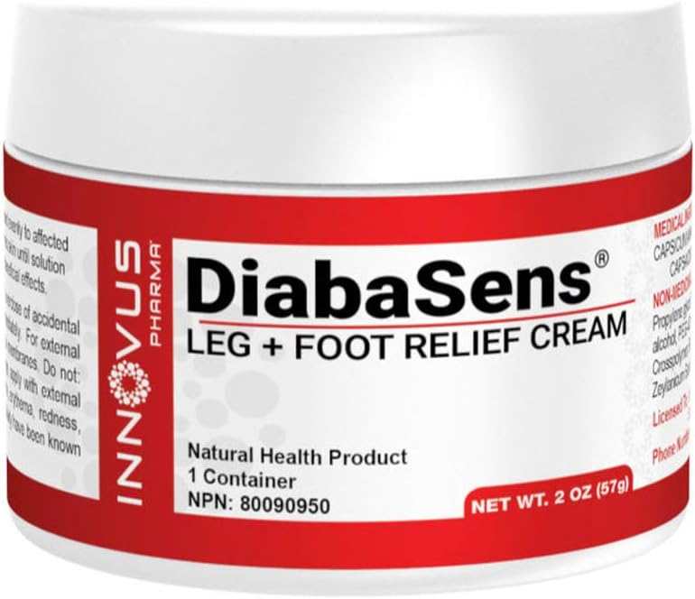 Leg and Foot Relief Cream, Soothes and Moisturizes Dry Skin, Warms Legs and Feet and Contains L-Arginine, L-Citrulline and Cinnamon bark Oil (2 oz Cream)