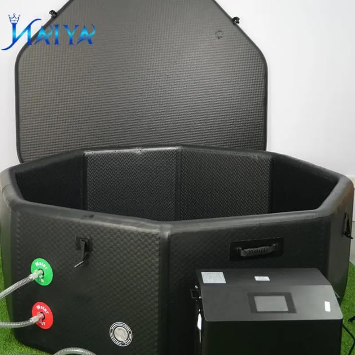 Professional Cryotherapy Chamber, Black, Commercial Grade Cold Therapy System with Temperature Control Panel