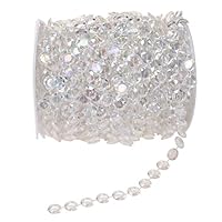 Algopix Similar Product 4 - KUPOO 99 ft Clear Crystal Like Beads by