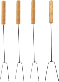 MUSISALY 4 Pçs Grelha De Placa De Churrasco Ao Ar Livre Espetos Yakitori Para Acampamento Churrasqueira Espetos Vegetarianos Espetos Smores Espetos Kabob Espeto Para Assar Espeto Para