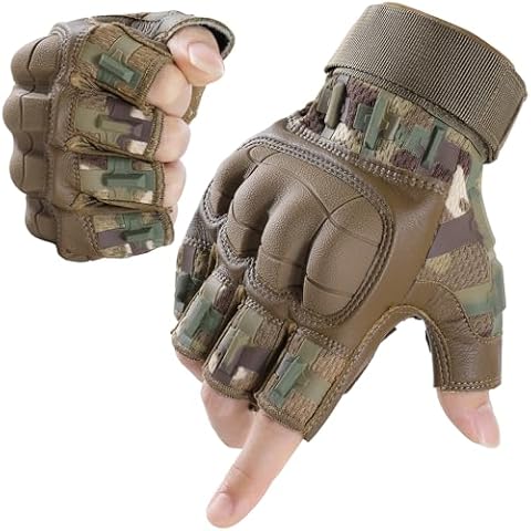 WTACTFUL Fingerless Gloves for Outdoor Activities Cover