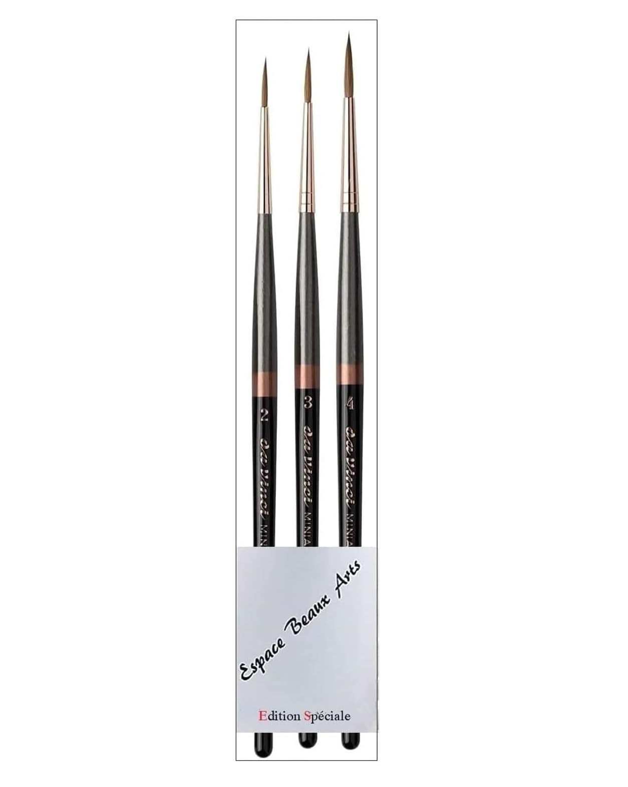 Da Vinci Serie 70 - Maestro rotondo, extra lungo e extra appuntita, n. 2 .3. 4. Made in Germany