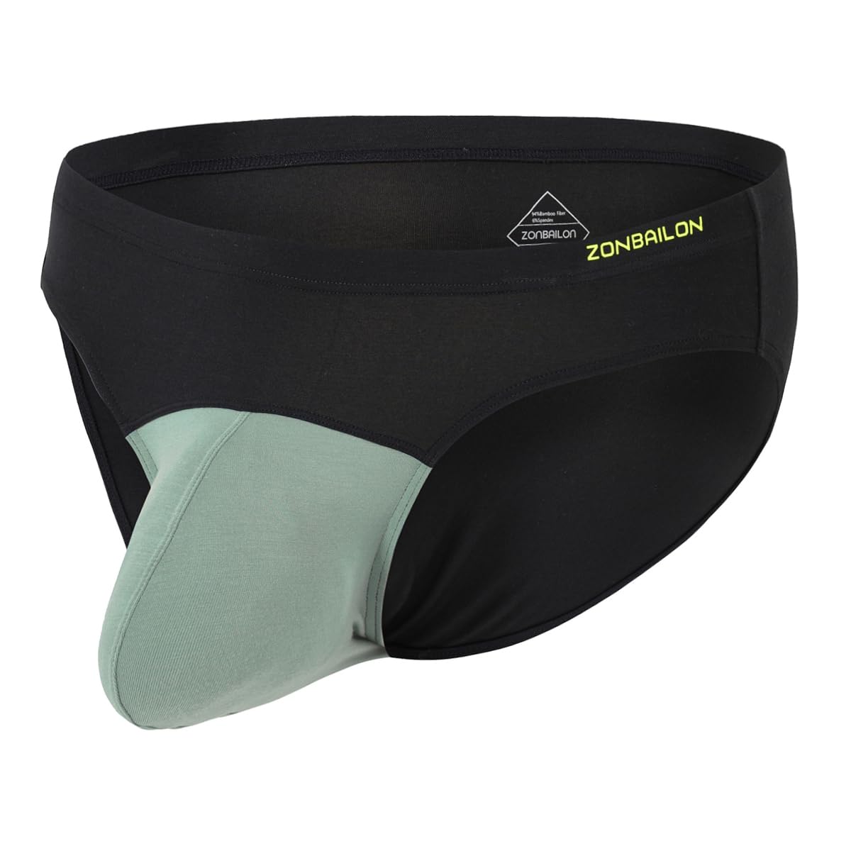 BIATWOWR Sexy Herren Dreiecks Unterwäsche mit Großer Balltasche ohne Etikett Bequem und Atmungsaktiv