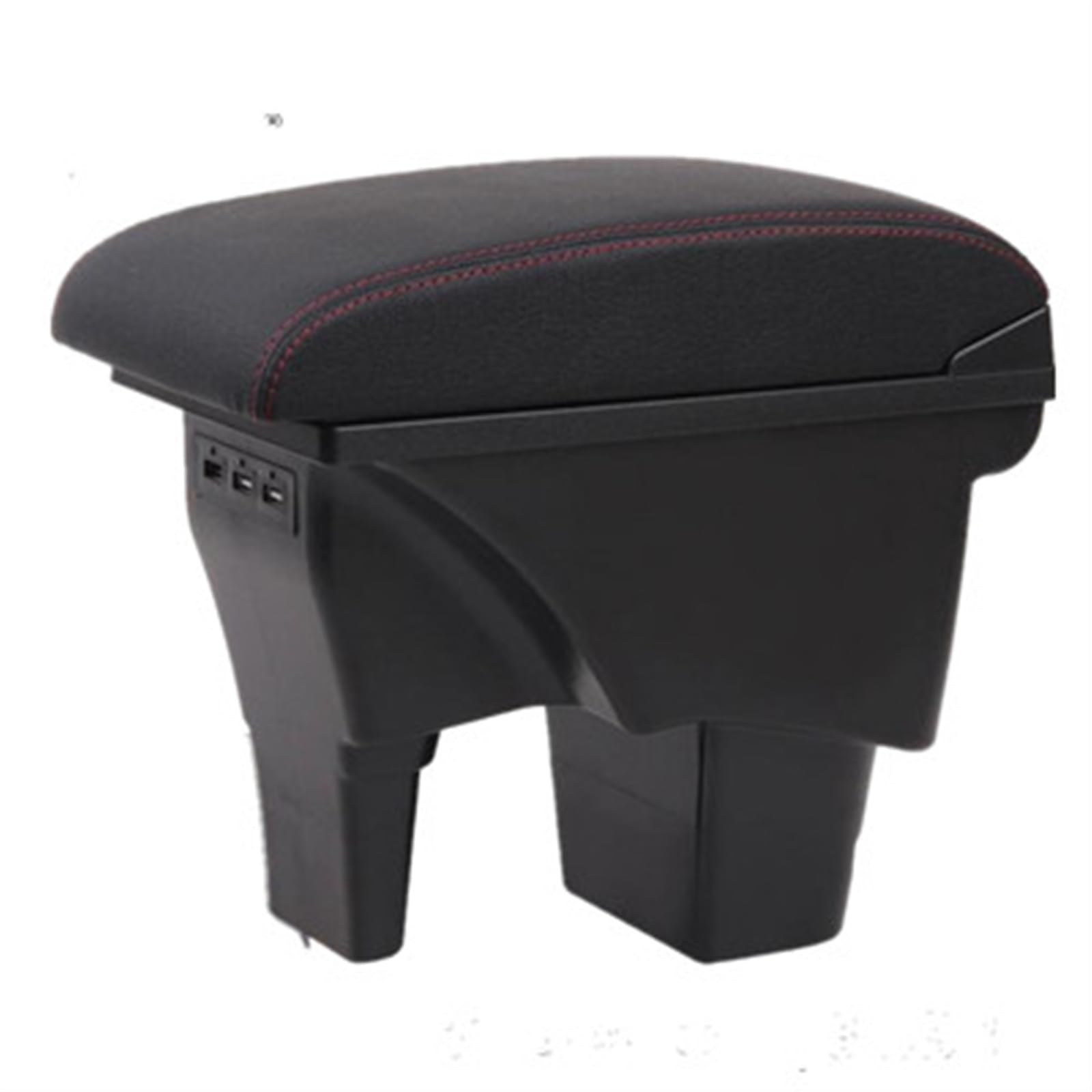 Scatola Bracciolo Con Supporto Multifunzionale Cuscino In PU Accessori Per La Modifica Degli Interni Dell'auto Per Vitara Consolle centrale(1 Real Corium)