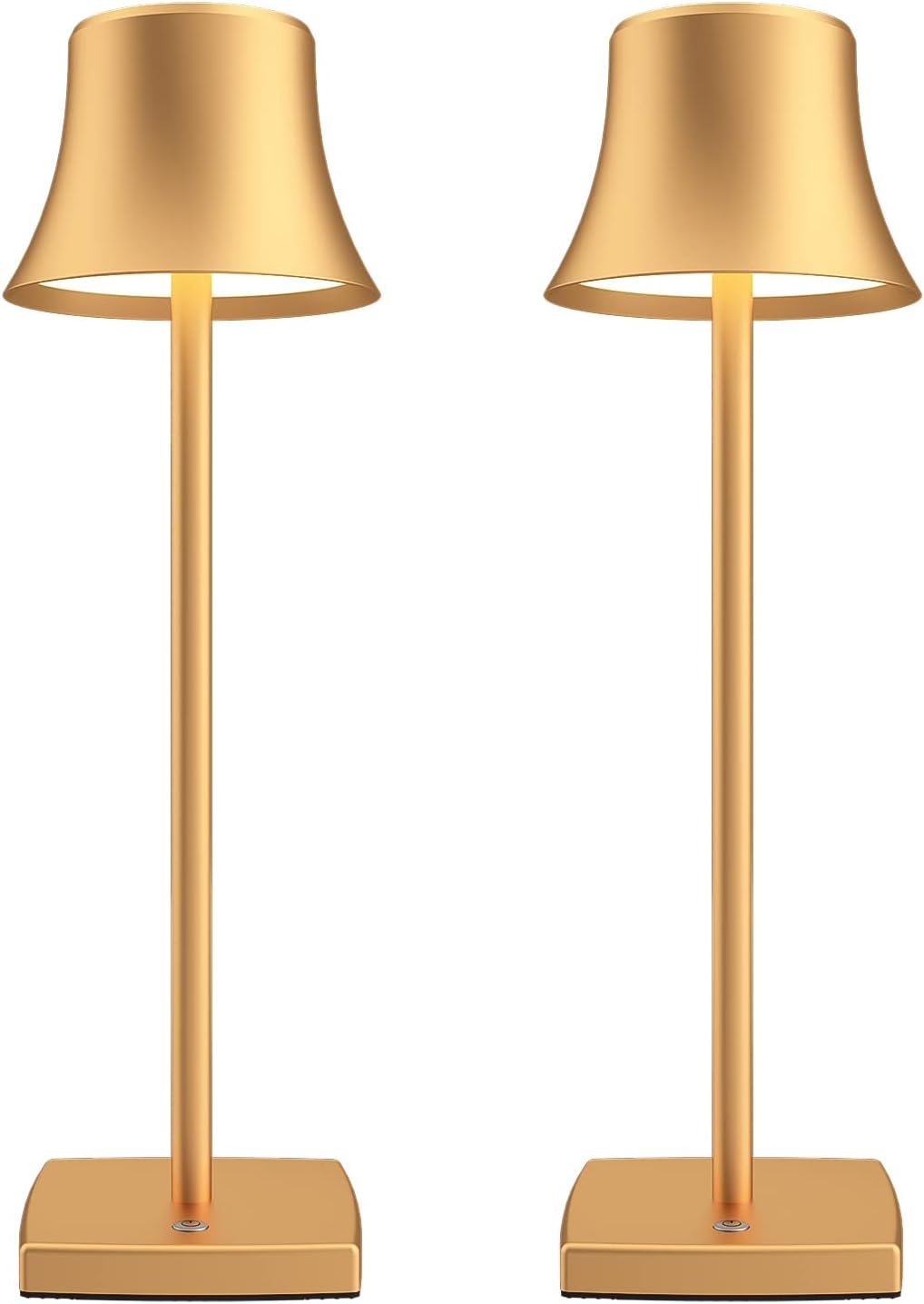 2 Pack LED Cordless Table Lamps Rechargeable,5000mAh Battery Operated