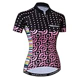 JPOJPO Damen-Radtrikot, Kurzarm-Sommer-Bike-Shirt-Jacke, Fahrradbekleidung Fahrradbekleidung