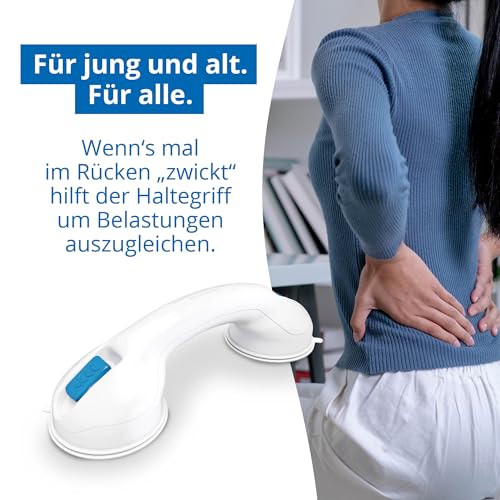 Produktbild von Dusch Fußstütze Mit Ablage – Ohne Bohren, Saugnapf, Rutschfest Zum Beine Rasieren & Waschen