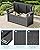 SERWALL HDPE Outdoor Storage Bench, All-Weather, UV-Resistant Deck Box with Waterproof Storage Bags, 57 Gallon Dual-Use Seat & Organizer Deck Boxes for Patio, Garden Tools & Pool (Gray)