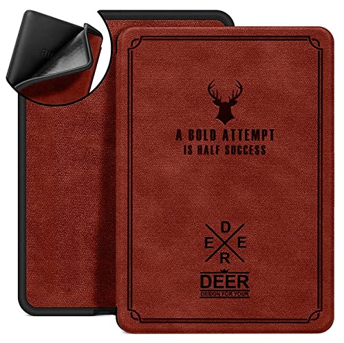 MOCA Classic Printed Magnetic (Soft Back) Flip Cover case for 6.8" Kindle Paperwhite 11 11th Generation 2021 / Kindle Paperwhite Signature Edition Soft Back Flip Cover Case-image-39