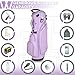 Wongle Luxury Womens Golf Bag, PU Leather Golf Stand Bag for Women/Ladies, 14-Way Full-Length Top Dividers, Ultra Lightweight, Large Pockets for Accessories (Lavender)