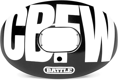 Miniatura 19 de Protector bucal de fútbol Battle Sports Oxygen - Protector bucal de fútbol con correa, flujo de aire superior y mejor rendimiento, máxima