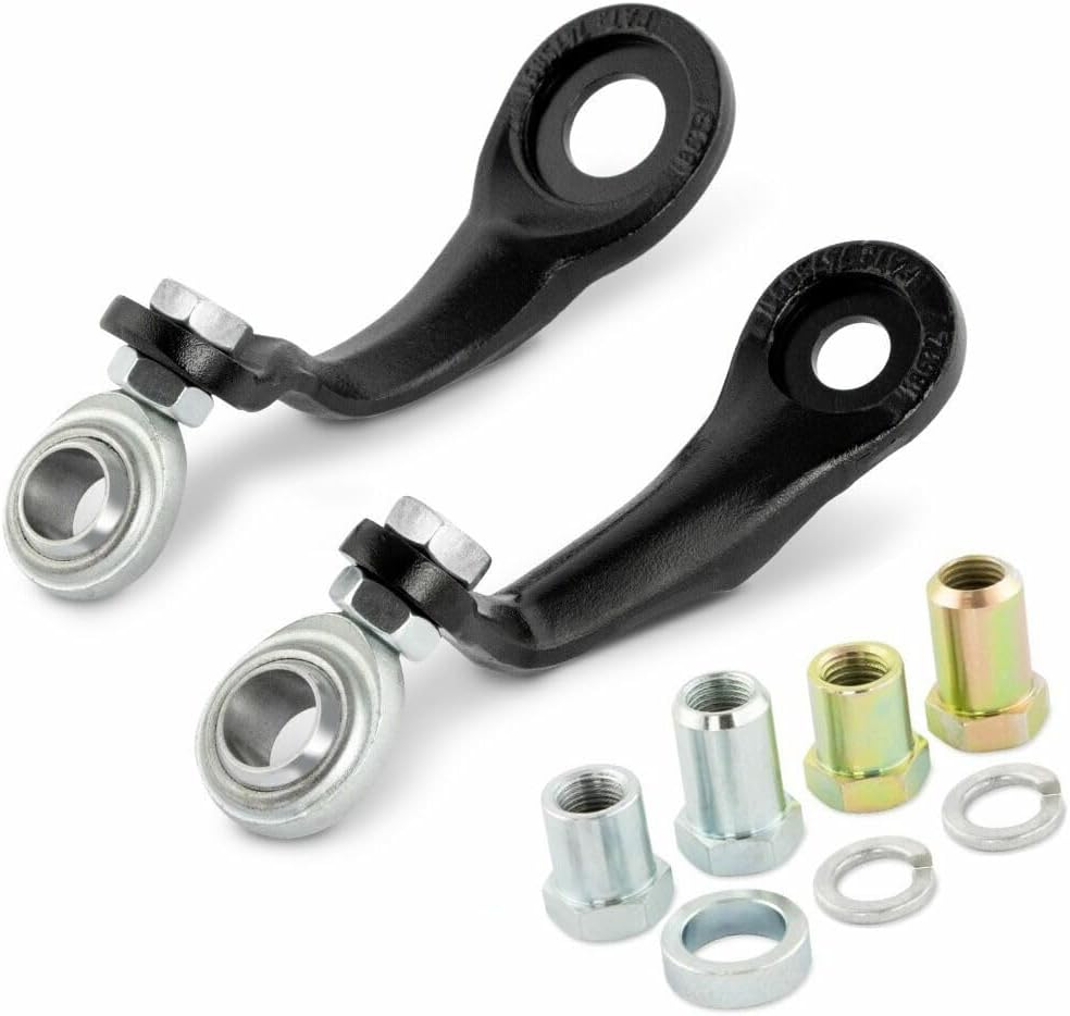 Cognito Motorsports Forged Pitman Idler Arm Support Kit Compatible with 2011-2024 Silverado/Sierra 2500/3500 2WD/4WD, 110-90772