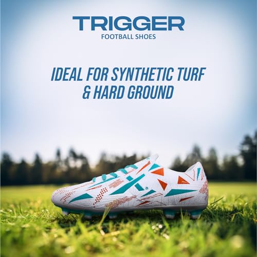 Image of Vector X Trigger Football Shoe /Studs, Double Colored TPU Sole, Padded Footbed, Premoulded Heel Shoe for Men