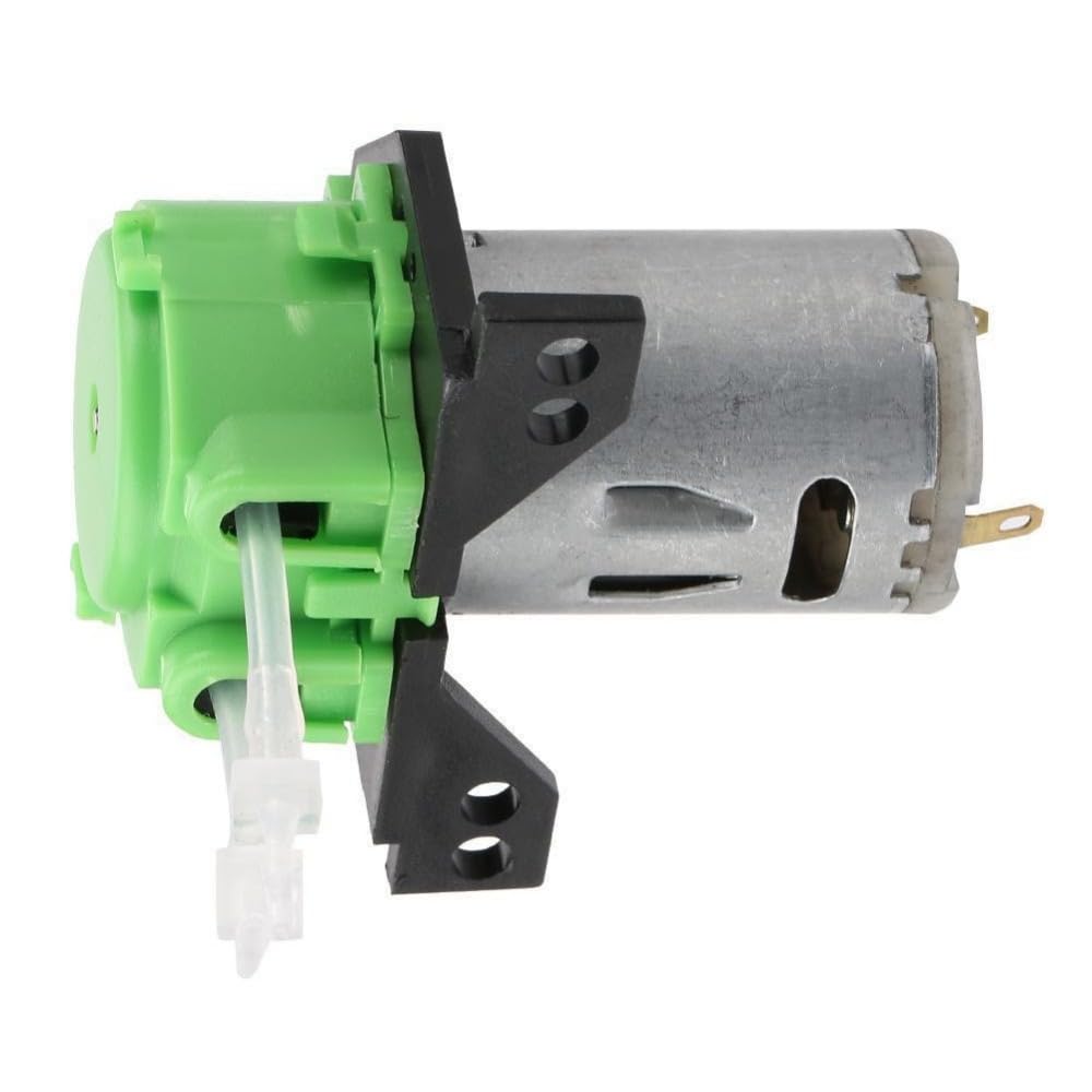 12 V/24 V kolorowa mini pompa dozująca do wody analitycznej do laboratorium akwariowego (zielony, PUMP HEAD 1X3)