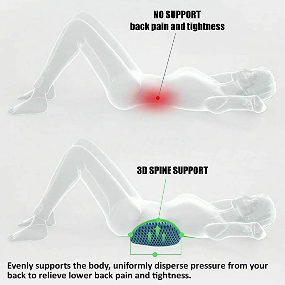 Coussin De Soutien Lombaire Pour Chaise De Bureau, Voiture - En Mousse à Mémoire De Forme - Pour