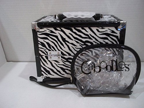 Caboodles Rock Star Train Case (Zebra with Bonus Clutch)