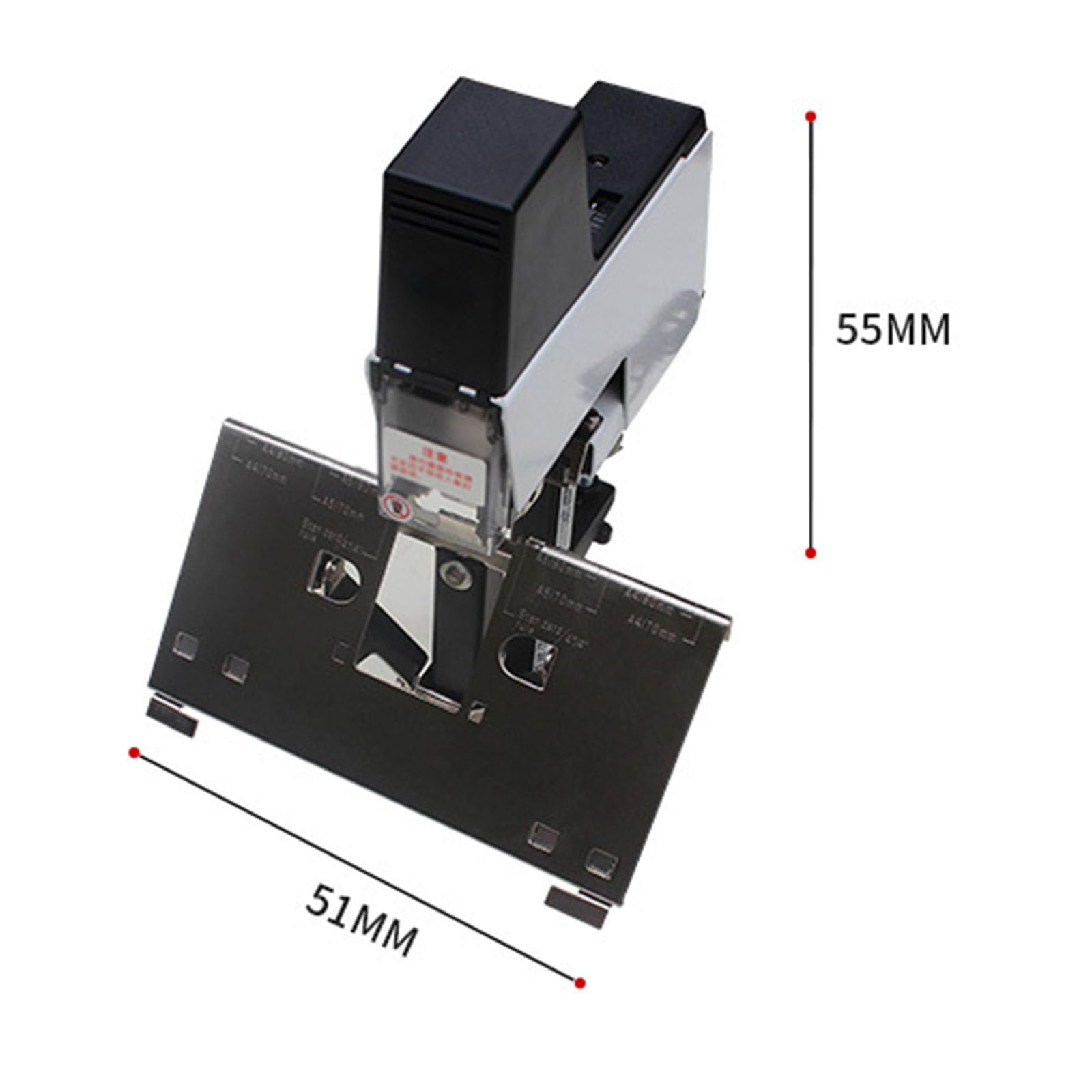 Macchina rilegatrice per libri con pinzatrice per impieghi gravosi da 220 V, macchina rilegatrice elettrica rapida, piatta, 2-30 fogli