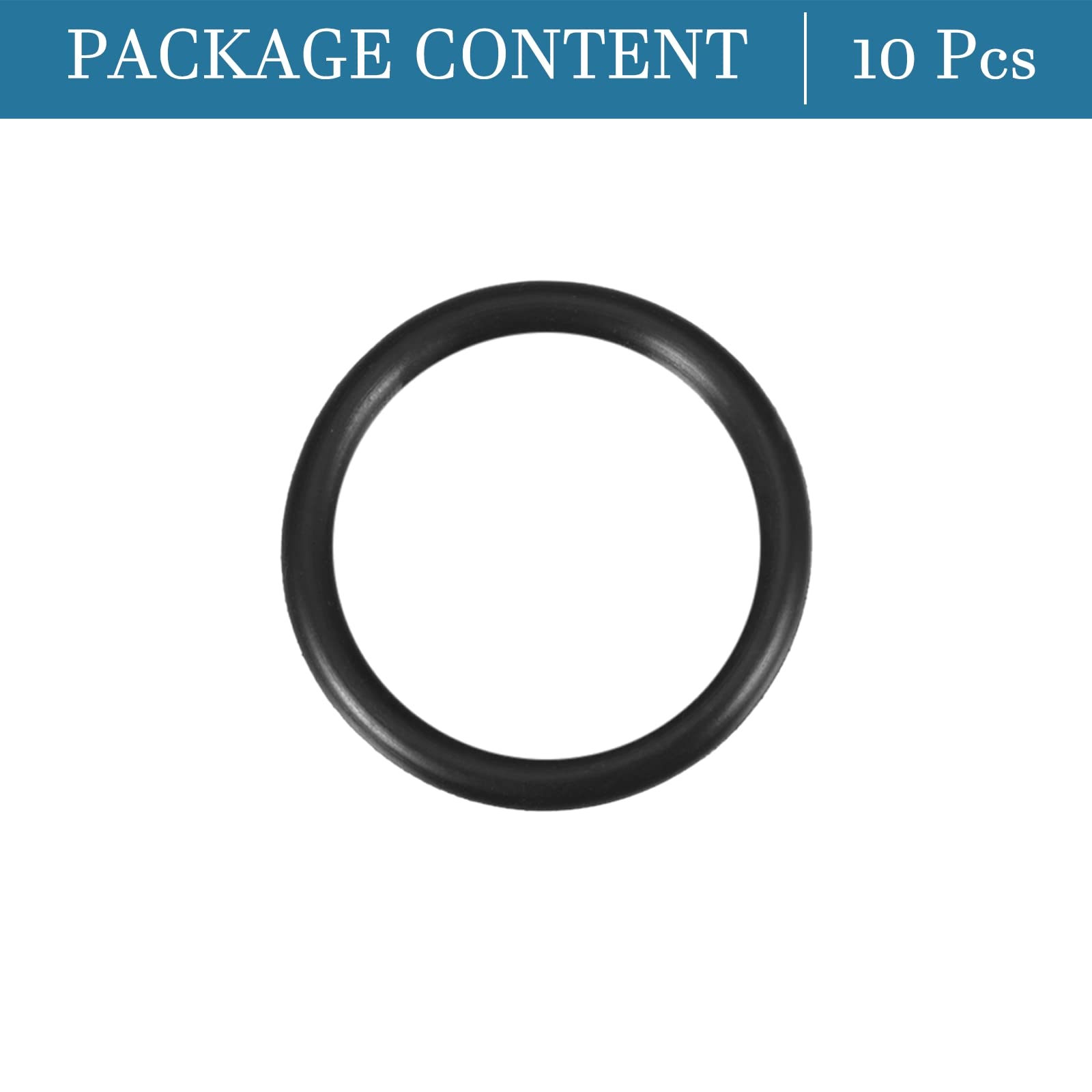 QUARKZMAN Nitrile Gomma O-Ring 38mm x 30mm x 4mm Guarnizioni di Tenuta Anelli Rubinetti Rotondo Guarnizione Rondella per Rubinetto Idraulica Riparazione Sigillatura Connessione, 10 Pezzi