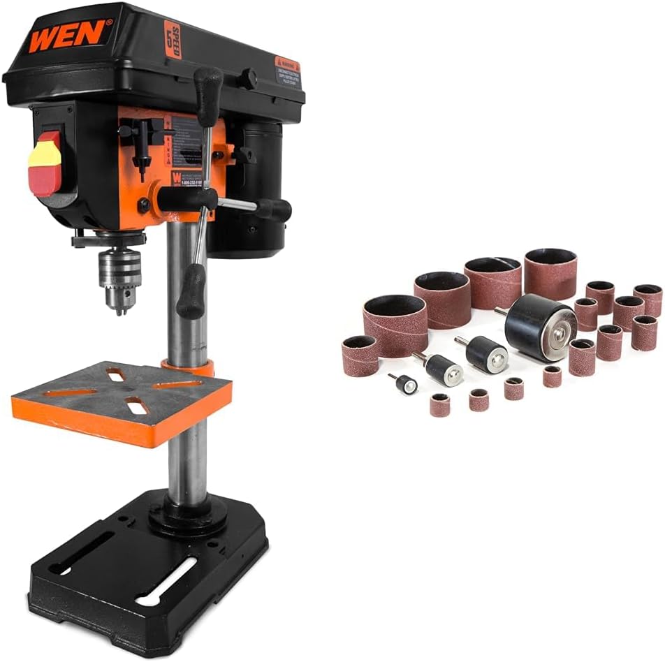 2.3-Amp, 8-Inch Drill Press + Drum Kit