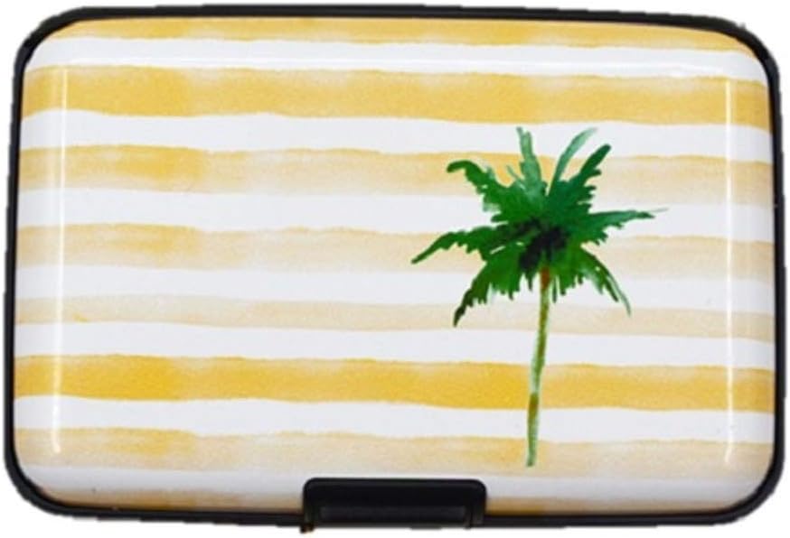 LibertieAluminum Wallet RFID Blocking Case for Women Men, Metal Credit Card Holder Hard Case