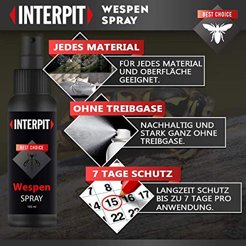 Wespenabwehrspray Interpit Anti Wespen Spray auf natürliche Weise