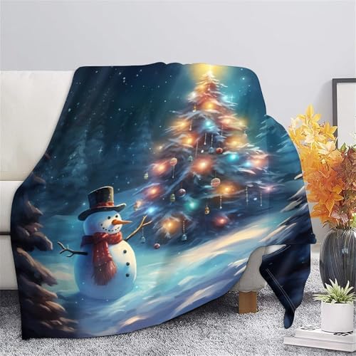 Couverture Noël sapin 3D le cadeau idéal pour le canapé des proches - 5
