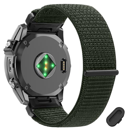 Bracelet Quickfit 22mm Garmin Fenix 8 7 Pro 6 Nylon Tressé pour Forerunner 965