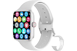 Smart Touch Screen Fitness Tracker Watch for Women and Men with Call,...