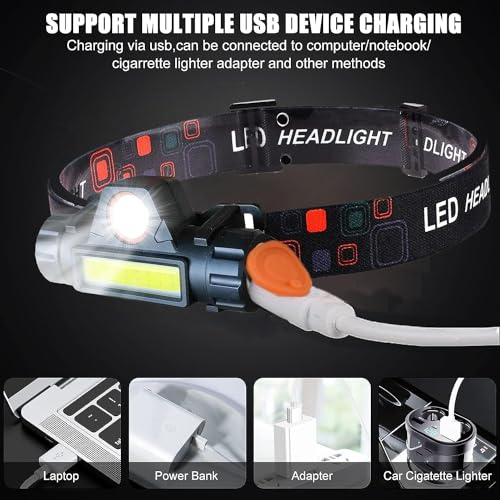Chasinglee C-14 Headlamp Rechargeable,1200 Lumen Super Bright Led Head Lamp thumb #5