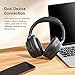 Edifier WH700NB Wireless Active Noise Cancellation Over-Ear Headphones, Bluetooth 5.3 Foldable Lightweight Headset, Dual Device Connection 68-Hour Battery Life, for Travel Home Office - Black