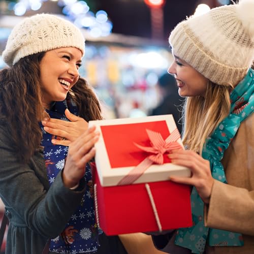 Shinymoon 8 Pcs Christmas Scarf for Women Soft Lightweight Scarf Winter Holiday Scarves for Xmas Decoration Present4