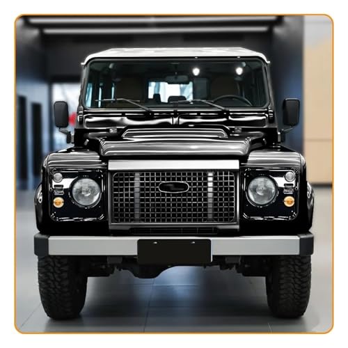 Calandre Defender 90 110 en maille ABS robuste style 1 noir
