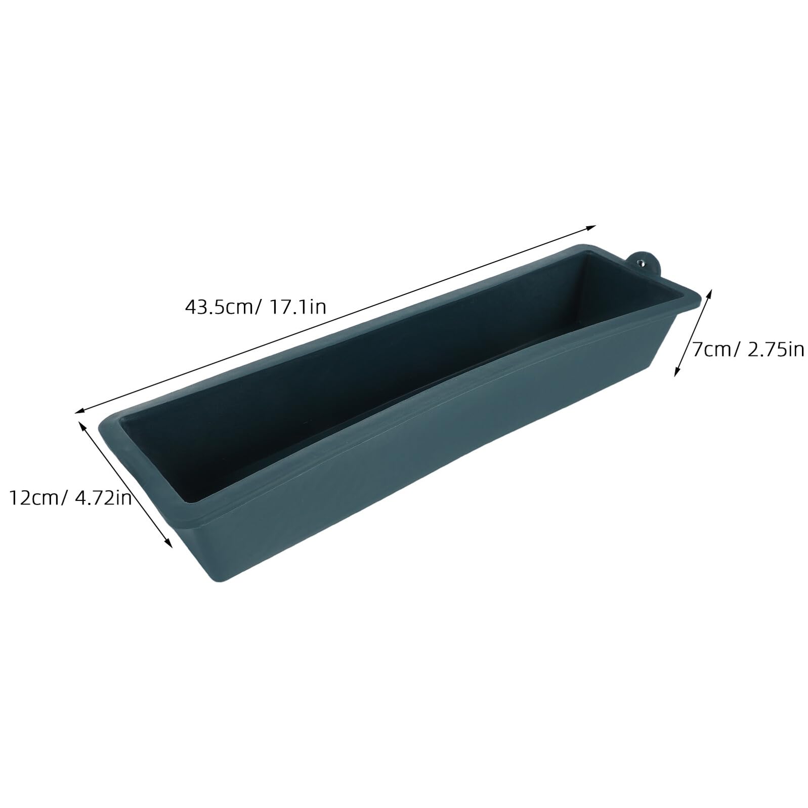 Artibetter Mangeoire à Volailles et Porcelets en Plastique Vert, Lot de 2, Conception Robuste Déchets, Nettoyage Facile, pour Ferme Intérieure