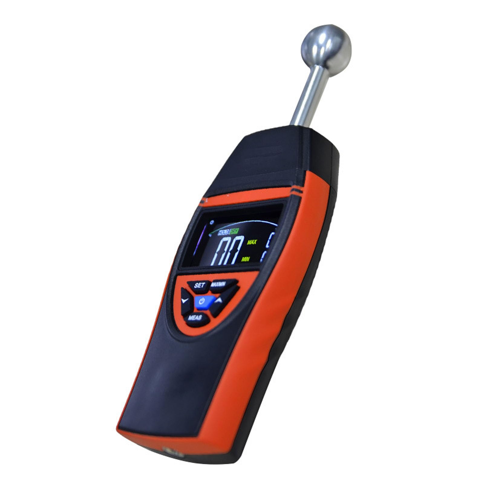 Detector portátil con pantalla LCD para pruebas rápidas en obras de construcción y aplicaciones de carpintería, medidor digital de alta precisión para ladrillos de madera y pared con diseño de