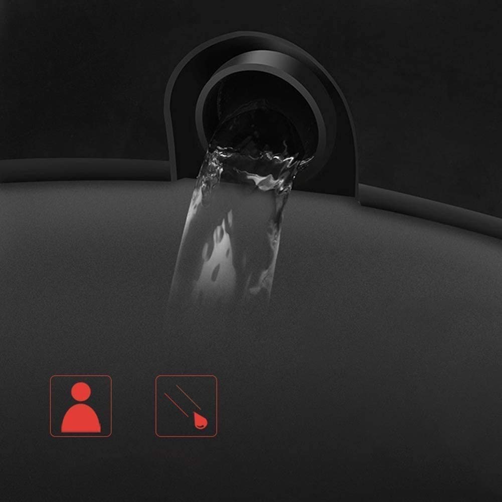 Trapeadores de Acero Inoxidable Mejorado Sistema de Limpieza de Pisos de Cubo de Lujo Incluido Mango con 3 microfibras LQHZWYC