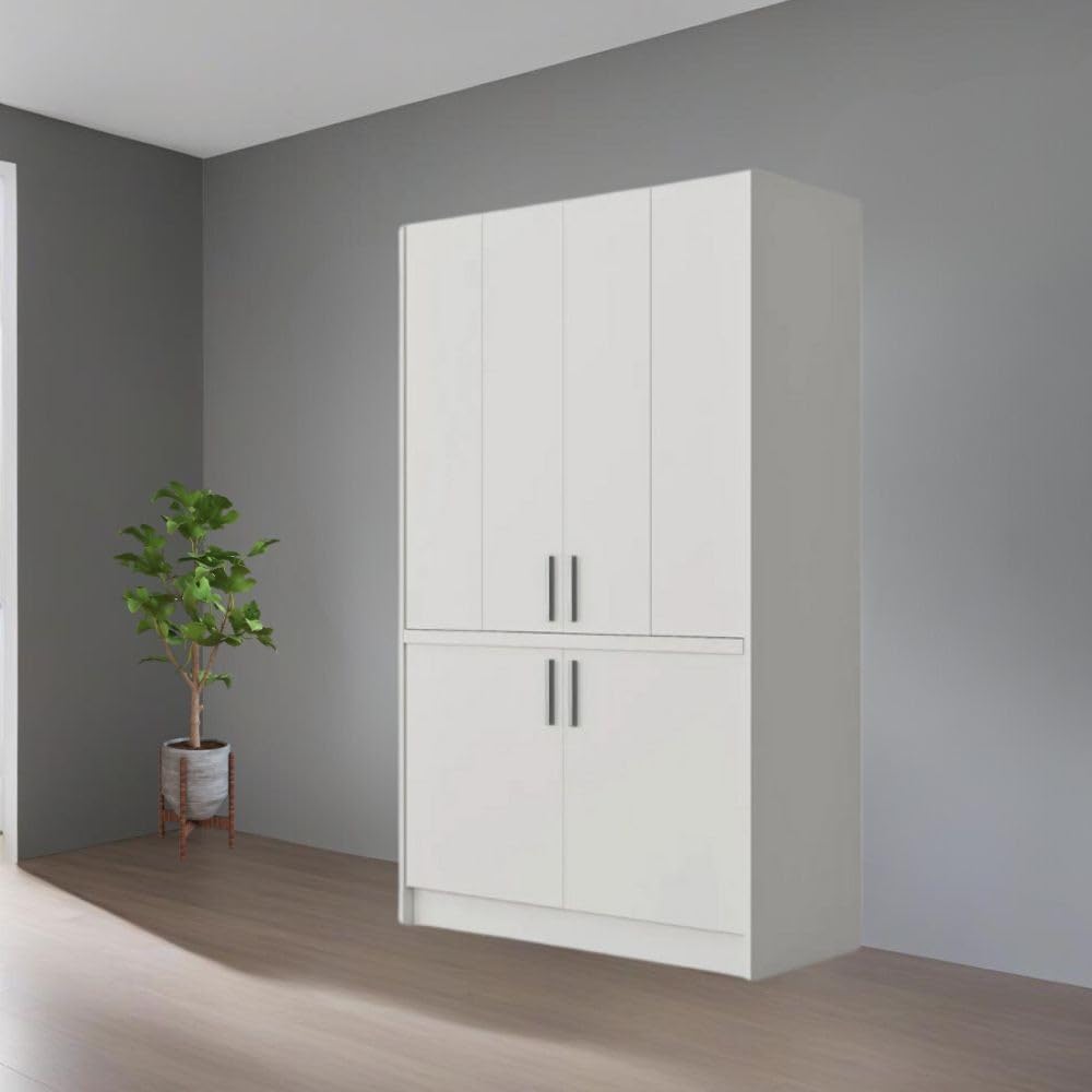 Versenkbare Küche komplett mit Geräten Fold weiß 125