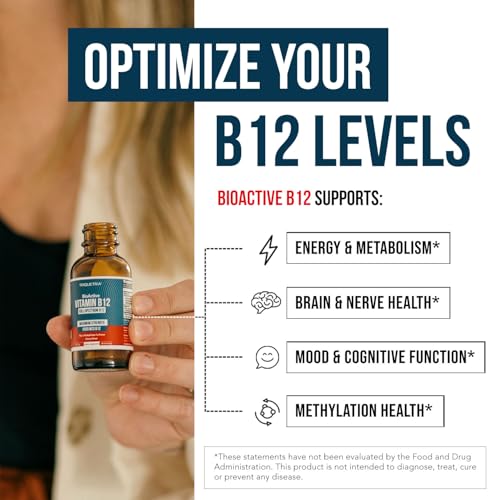 Triquetra Health TH_B12_1OZ Bioactive Vitamin B12 5000 Mcg | Contains 3 Bioactive B12 Forms Plus Methylfolate Cofactor - Methyl B12, Adenosyl B12 & Hydroxy B12 | Sublingual Form, Cherry Flavor, Organic thumb #5